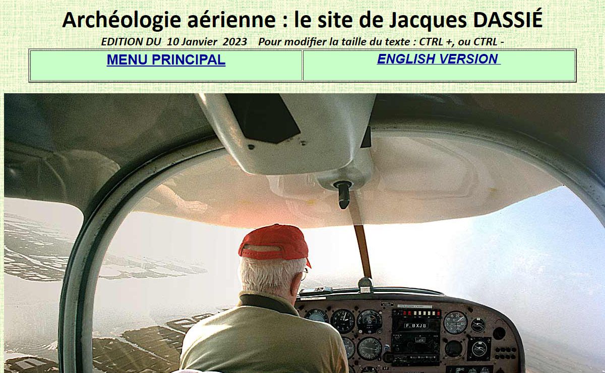 Aerial archaeology J. Dassié Archéologie aérienne