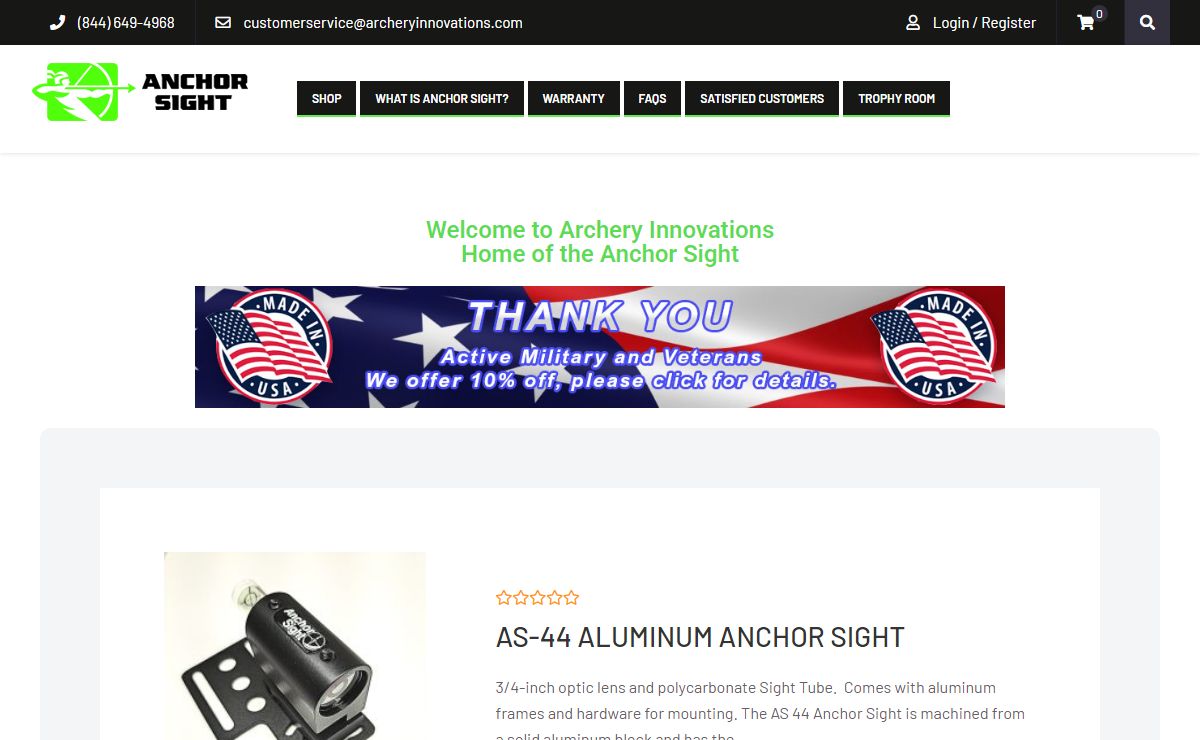 Explore Archery Innovations: Home of the Anchor Sight