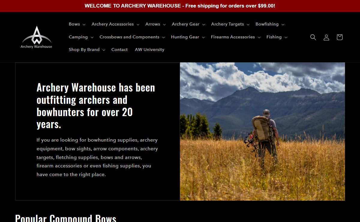 Archery Supplies, Bows, Arrows & Fishing | Archery Warehouse