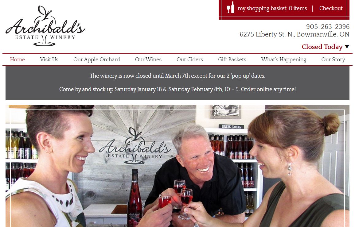Archibald's Orchard & Estate Winery, Apples, Bowmanville Durham Region