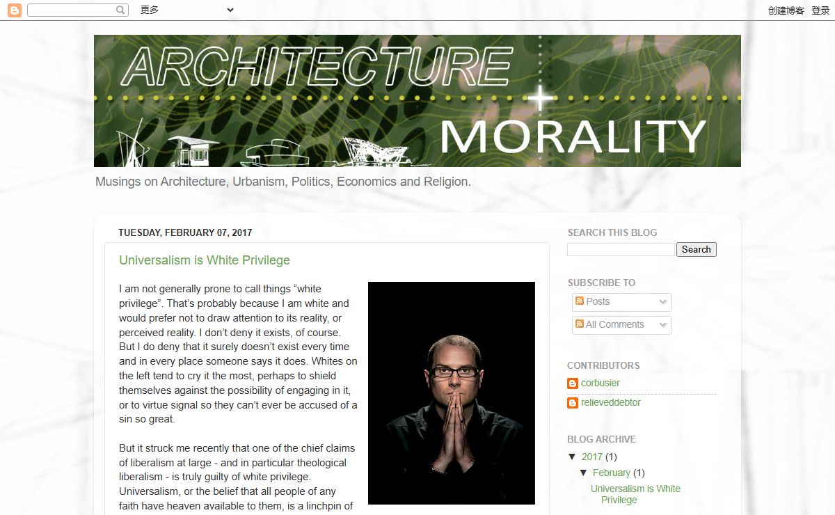 Architecture + Morality