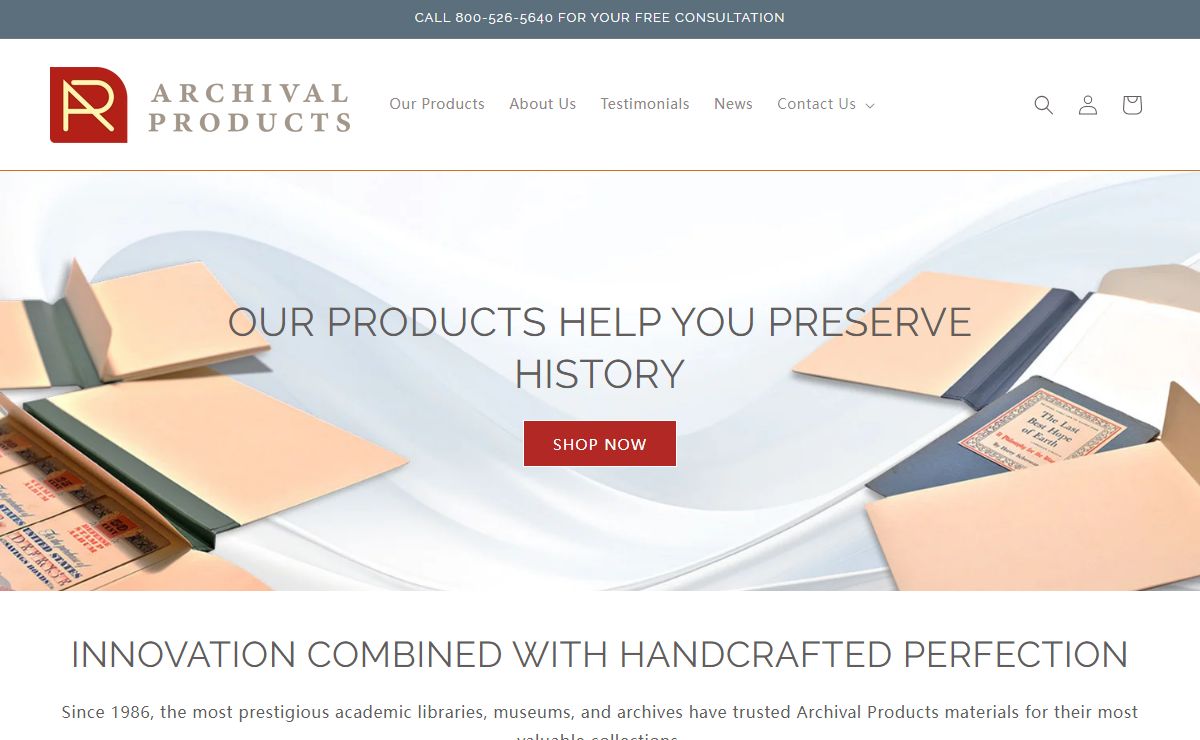 Archival Products for Preservation | Enclosures and Binders