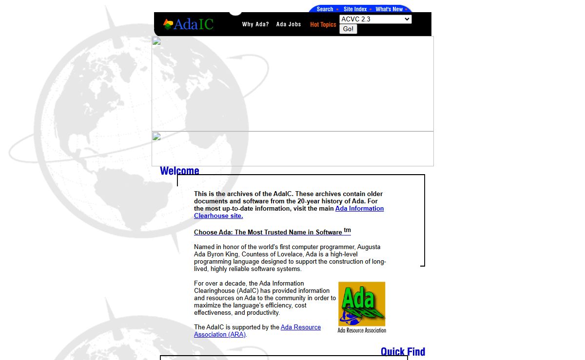 Ada Information Clearinghouse - AdaIC