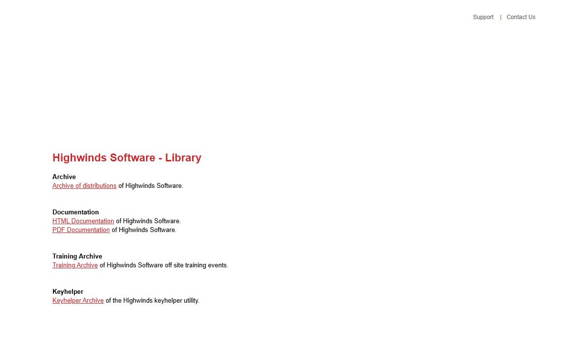 Highwinds Software - Library