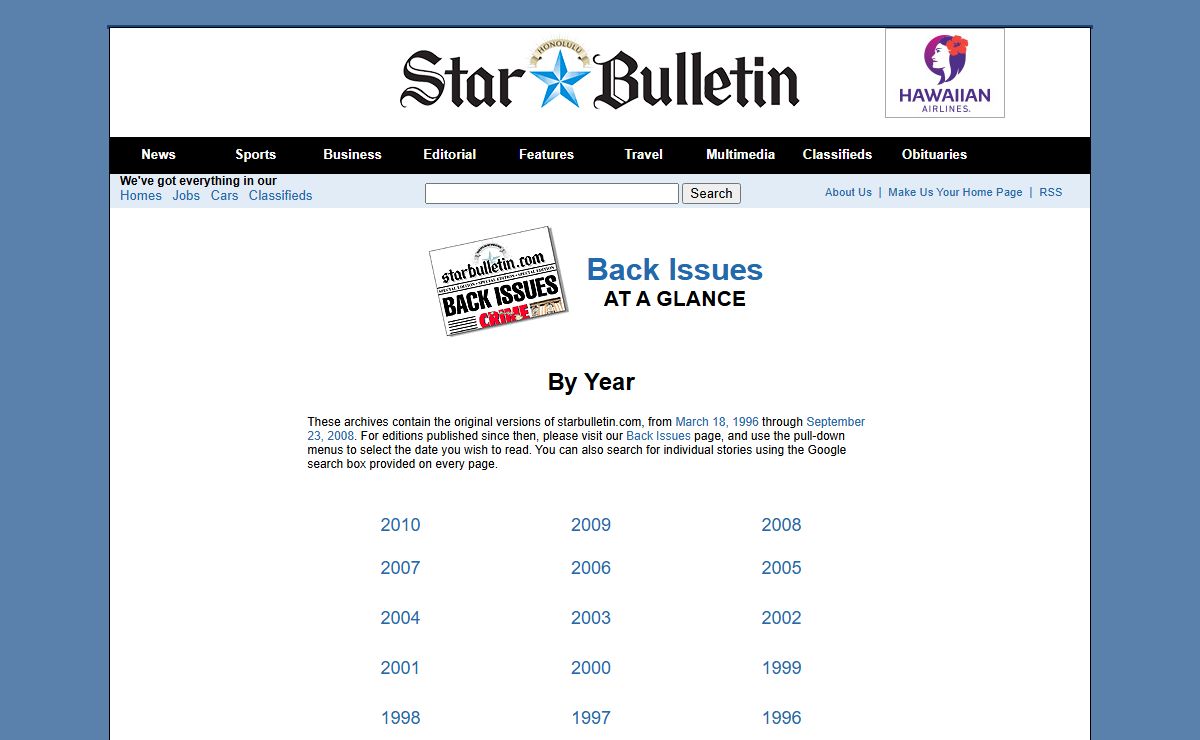 Hawaii Archives - Honolulu Star-Bulletin Archives - Starbulletin.com - archives.starbulletin.com