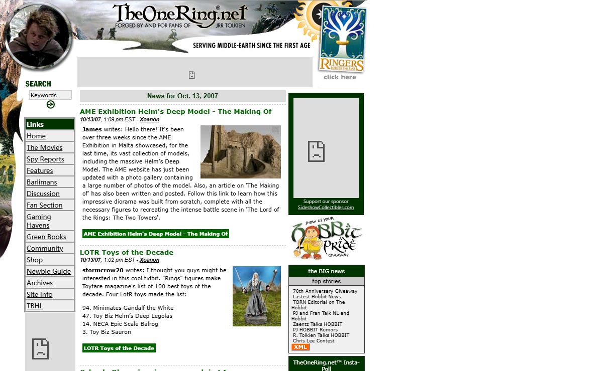 TheOneRing.net™| Lord of the Rings Movie News and Rumors
