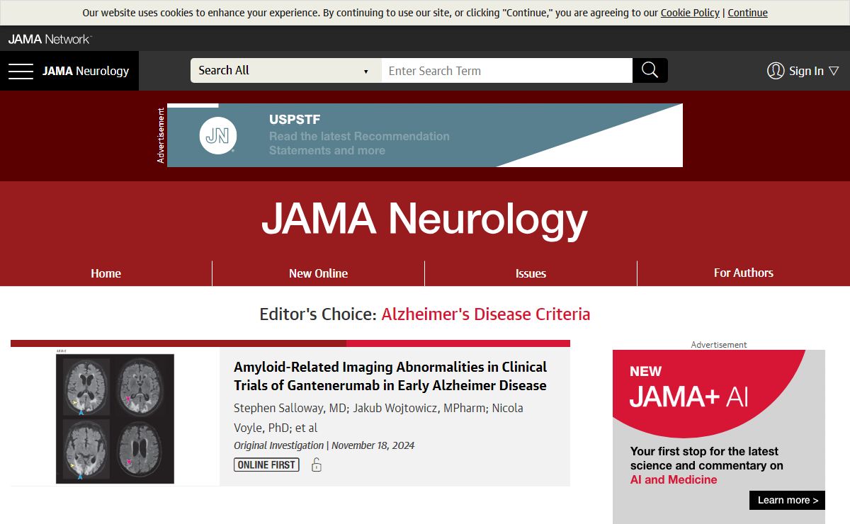 JAMA Neurology – Advancing Brain and Nervous System Science