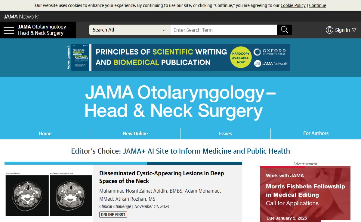 JAMA Otolaryngology – Head & Neck Surgery