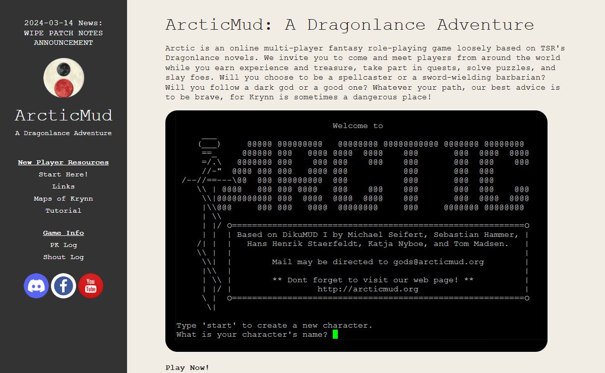 ArcticMud – ArcticMud: A Dragonlance Adventure