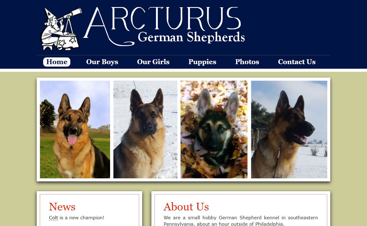 Arcturus German Shepherds - Home