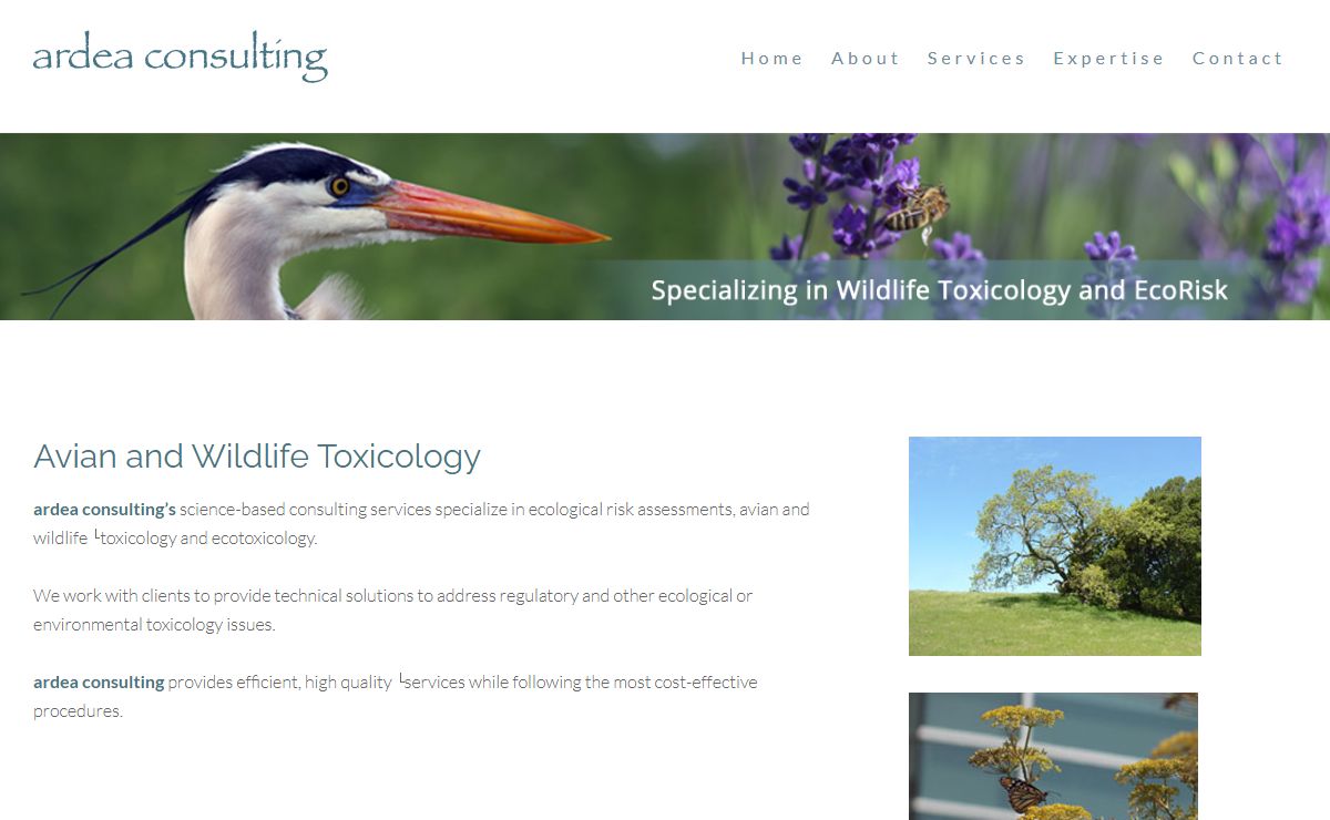 Ardea Consulting | Avian and Wildlife Toxicology | EcoRisk
