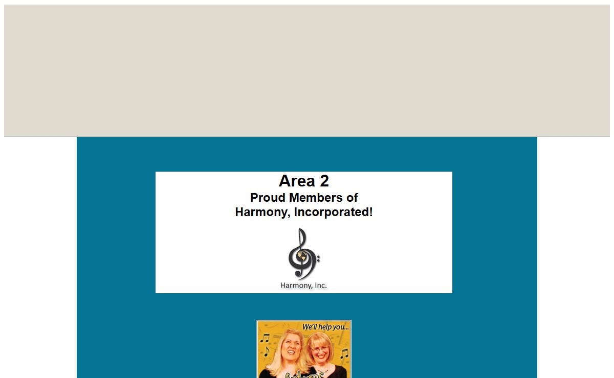 We Are Area 2 of Harmony, Incorporated