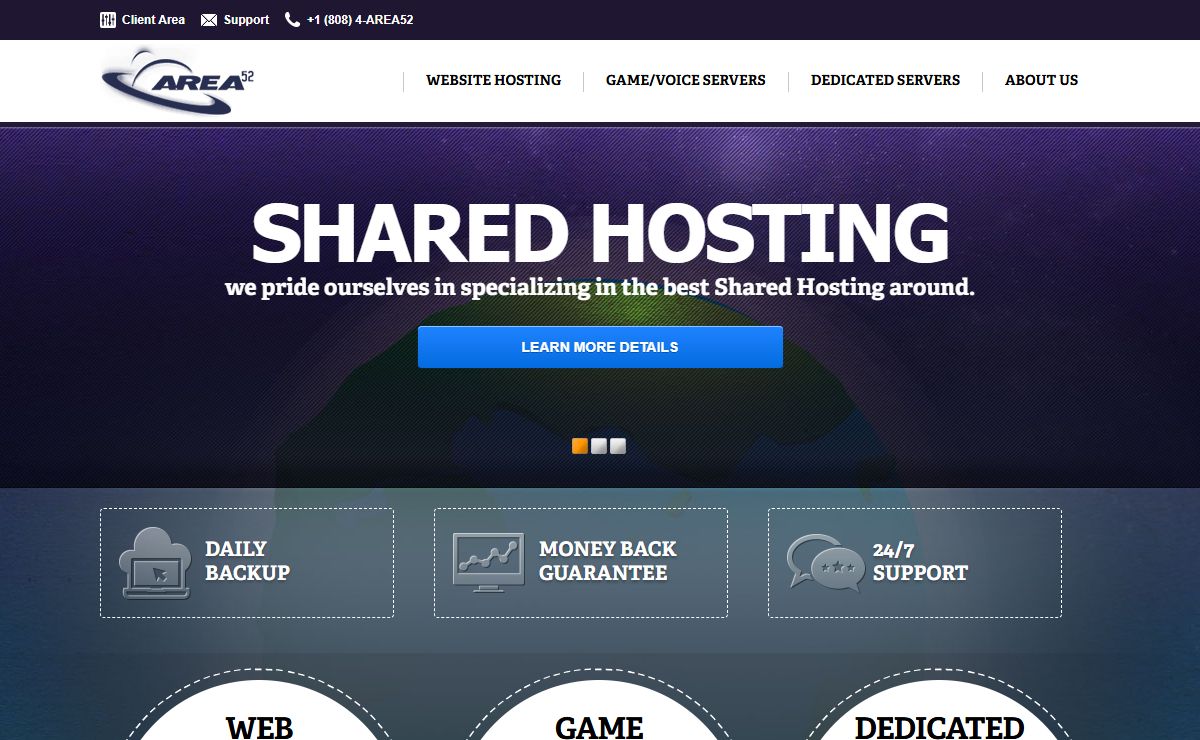 Area 52 Hosting
