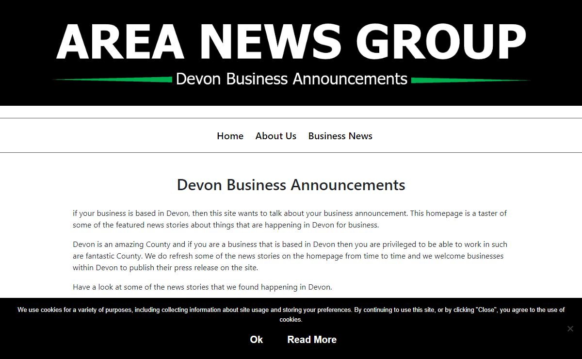 Home - Devon Business Announcements