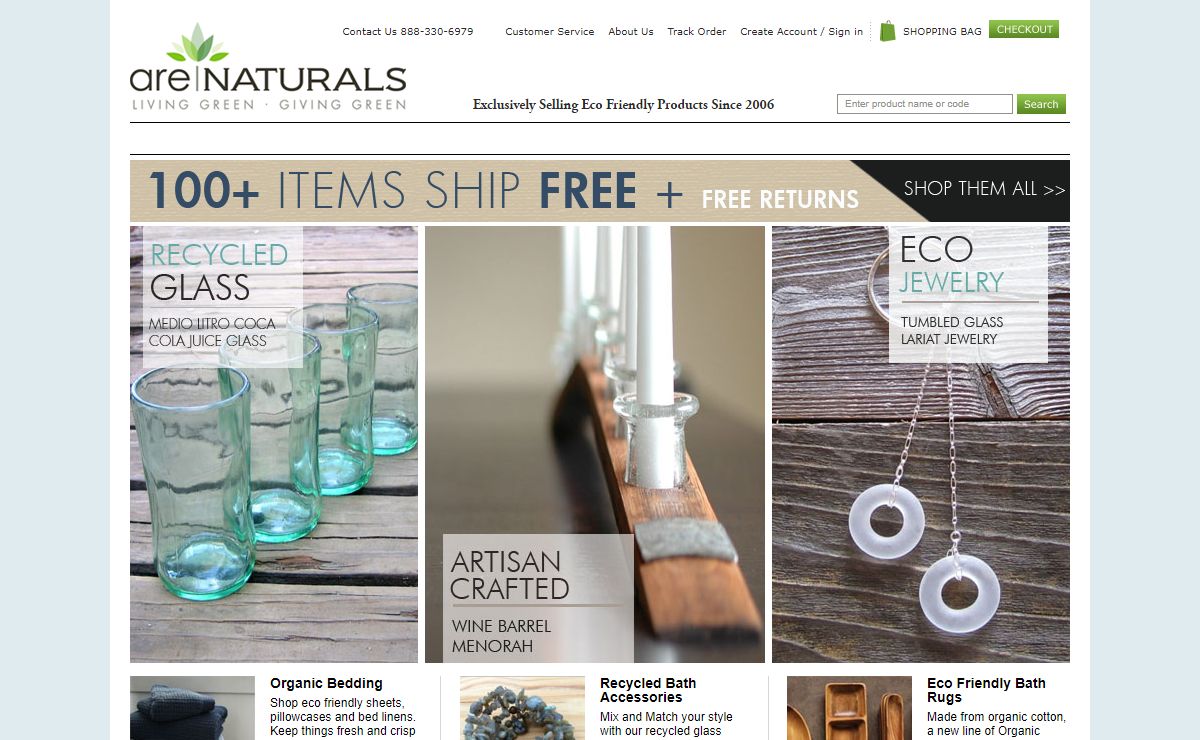 Welcome to ARE NATURALS - Living Green . Giving Green