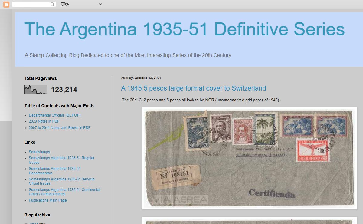 The Argentina 1935-51 Definitive Series