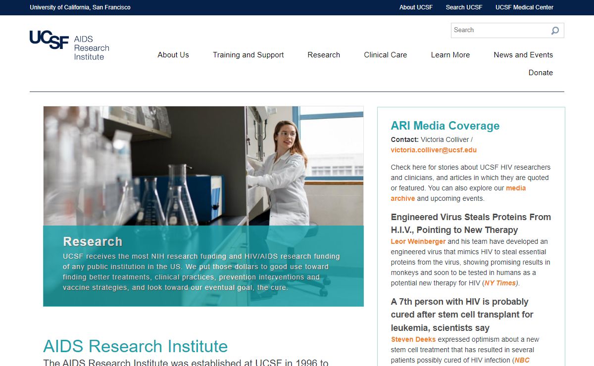 AIDS Research Institute | AIDS Research Institute
