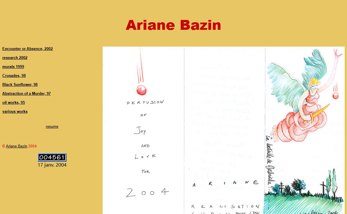 Ariane Bazin Web Site
