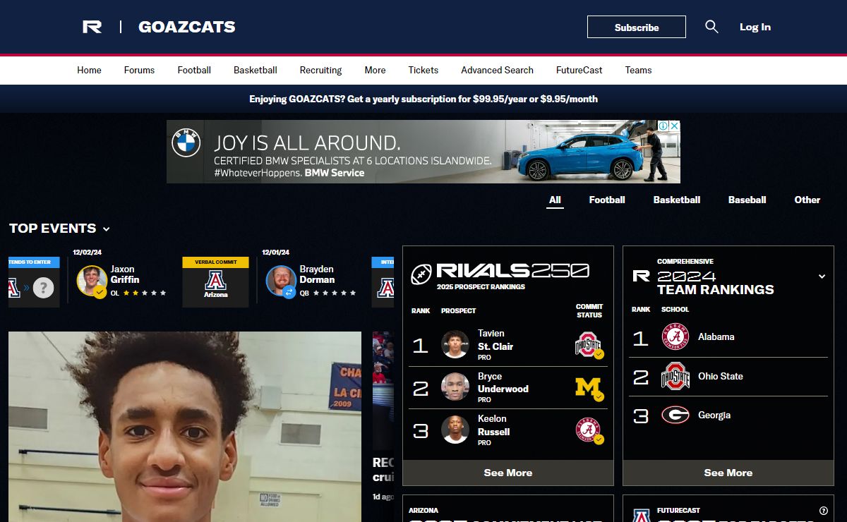 GOAZCATS: Arizona Wildcats Football & Basketball Recruiting