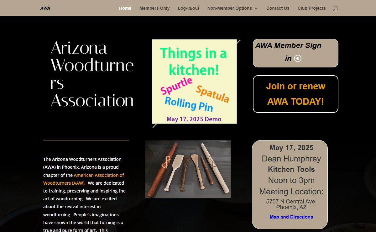 Arizona Woodturners Association | All about woodturning!