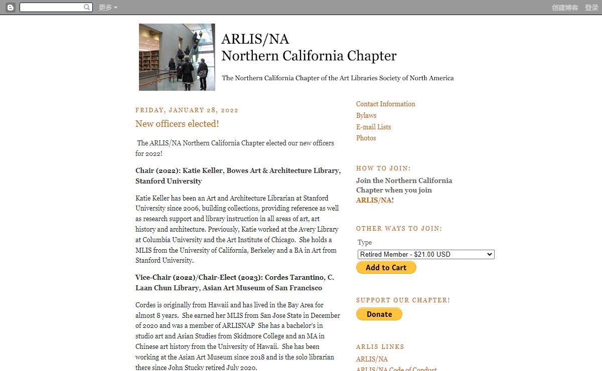 ARLIS/NA, Northern California Chapter