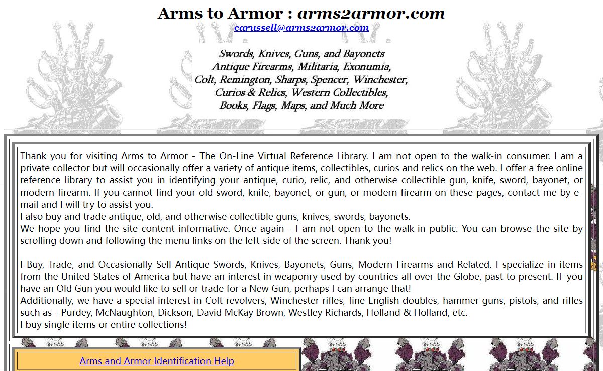 Guns, Knives, Swords, Firearms, Bayonets - Antique