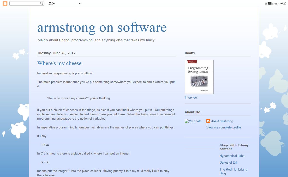 armstrong on software