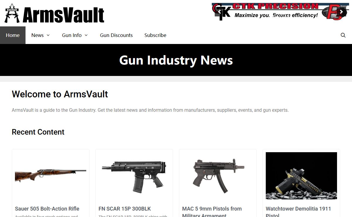 Gun Industry News - ArmsVault