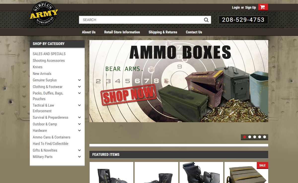Army Surplus Warehouse, Inc.