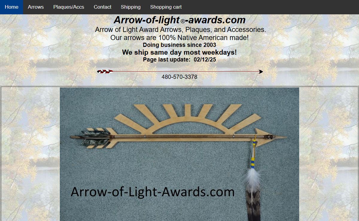 Arrow of Light Award Arrows, Plaques, and Accessories