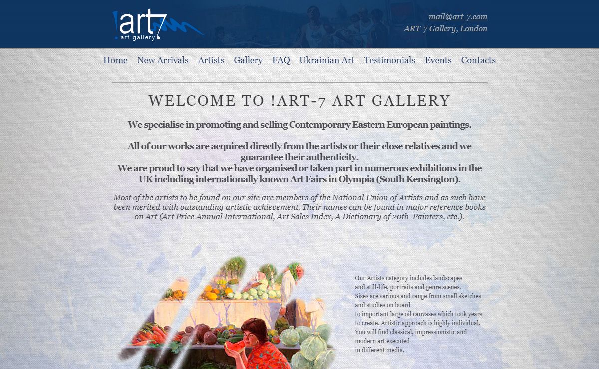 Contemporary art gallery - art for sale. |Art-7 art gallery