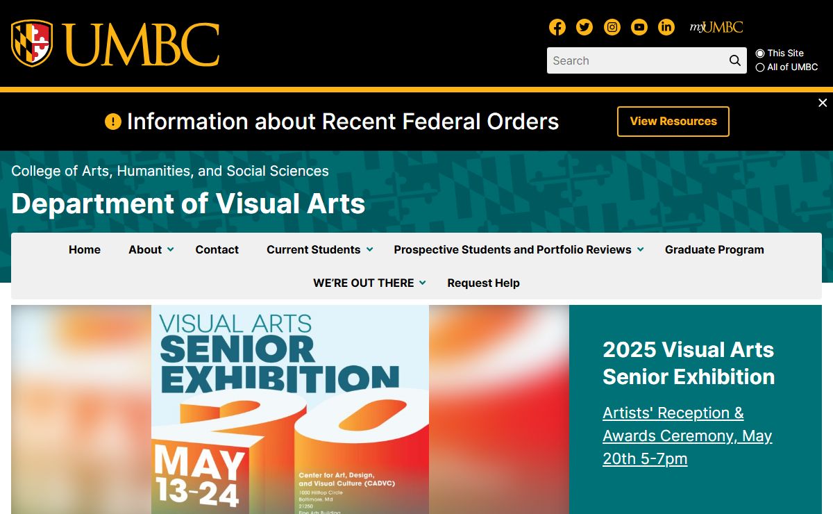 Department of Visual Arts – UMBC