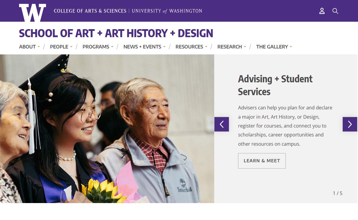 Home | School of Art + Art History + Design | University of Washington