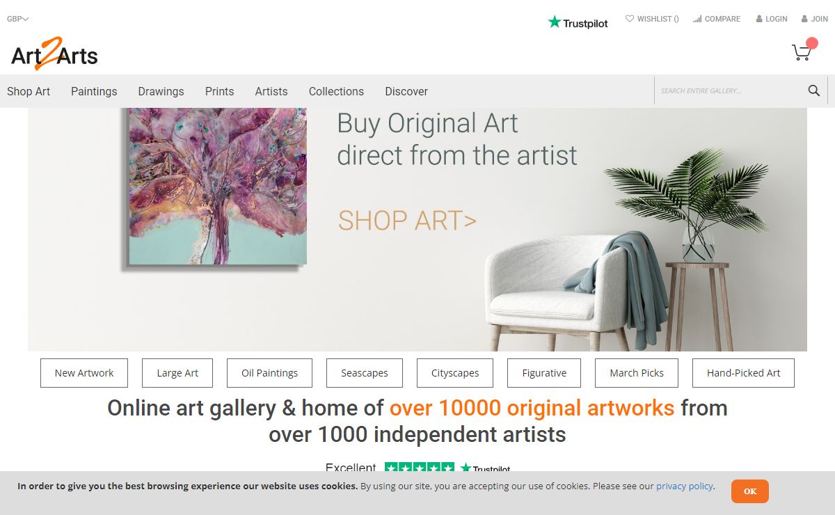 Paintings for Sale | Buy Original Art Online | Art2Arts