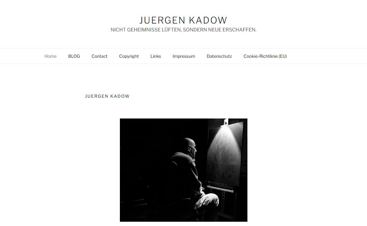 Juergen Kadow - Malerei Paintings ArtBlog