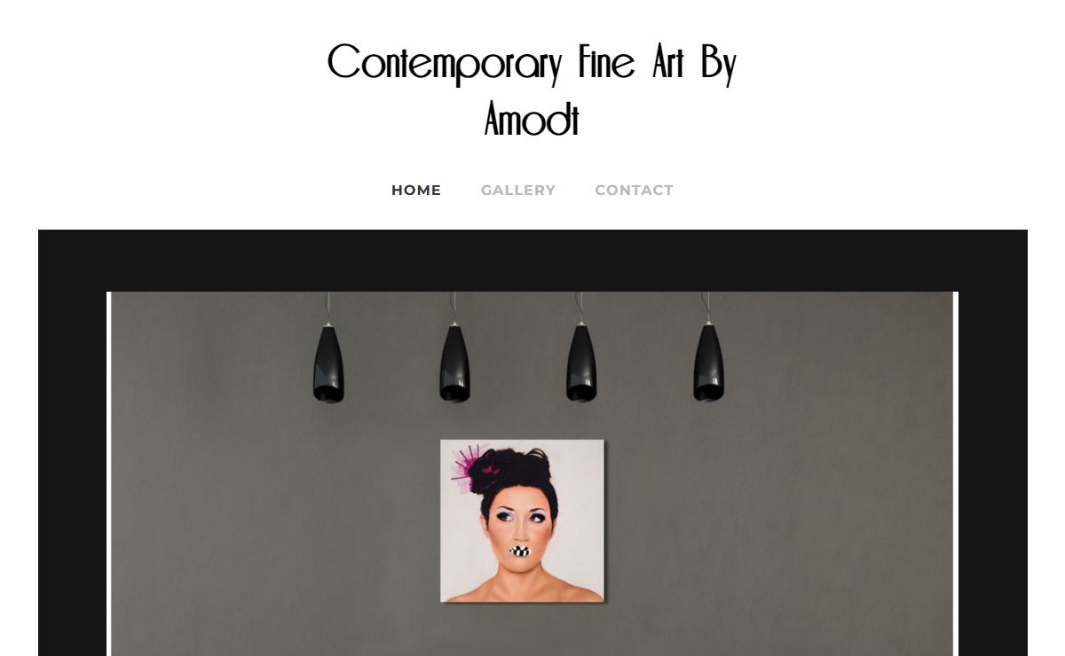 Contemporary Fine Art By Amodt - California Portrait and Abstract Art