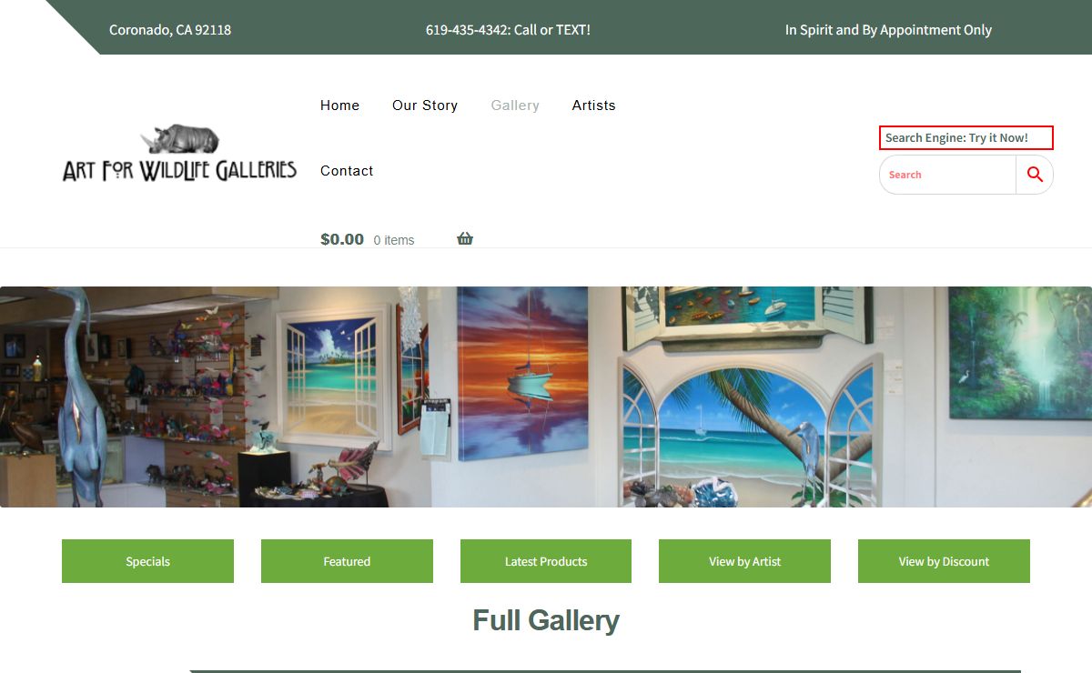 Gallery - Art for Wildlife Galleries