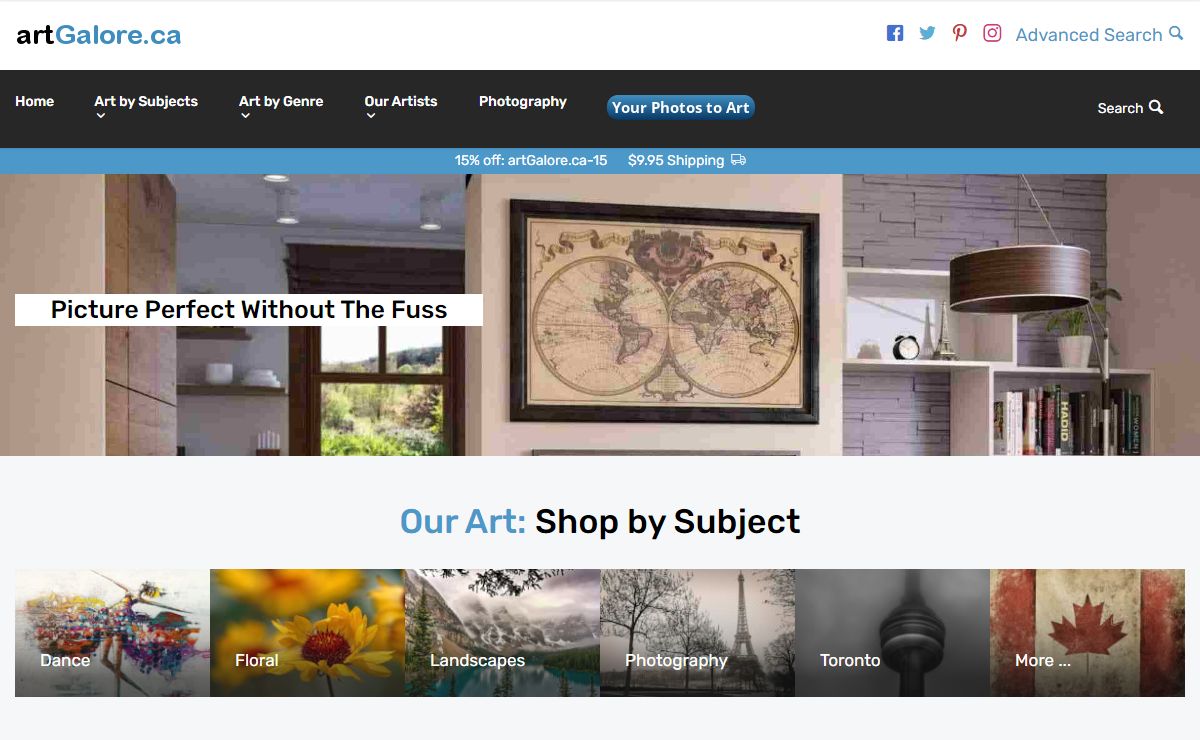 Picture Perfect Without The Fuss | artGalore.ca