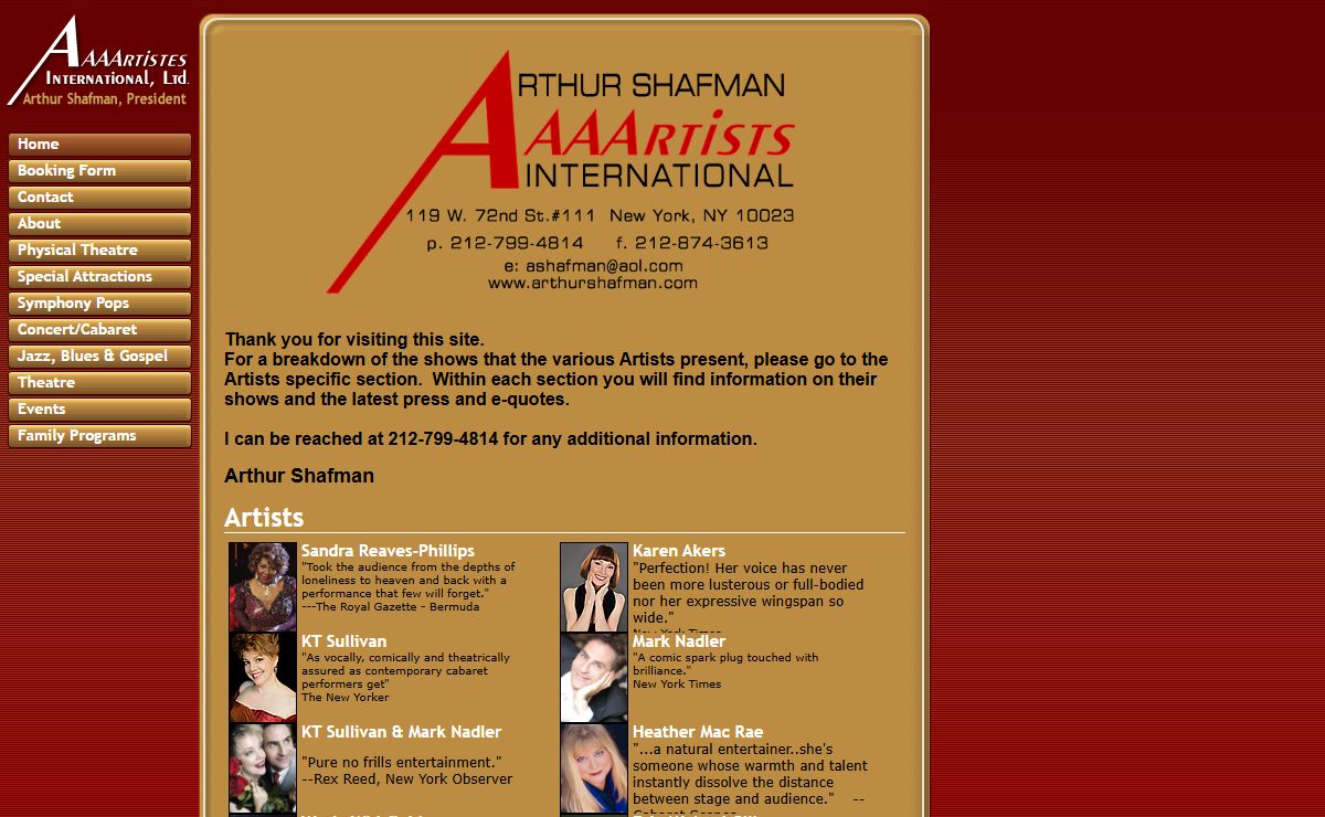 Main Home Page