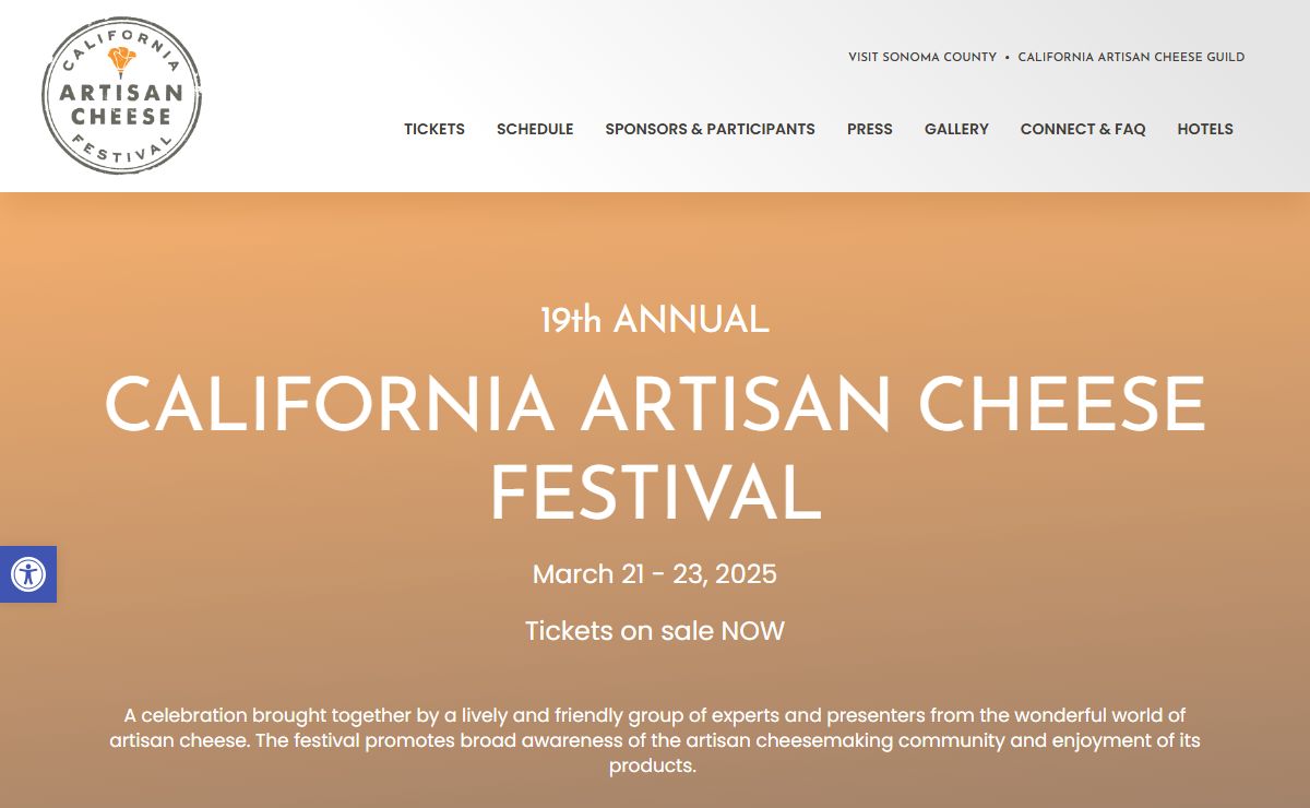 Artisan Cheese Festival – One of a kind tours, tastings, and seminars