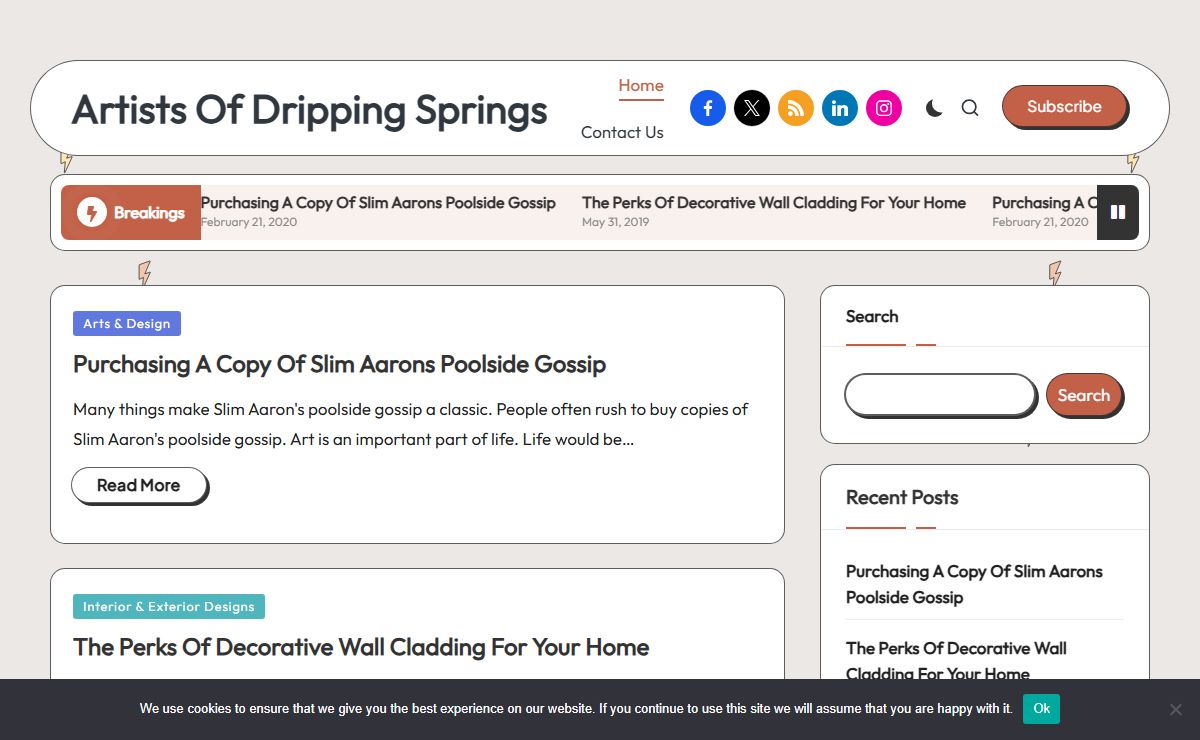 Artists Of Dripping Springs - This is a blog website