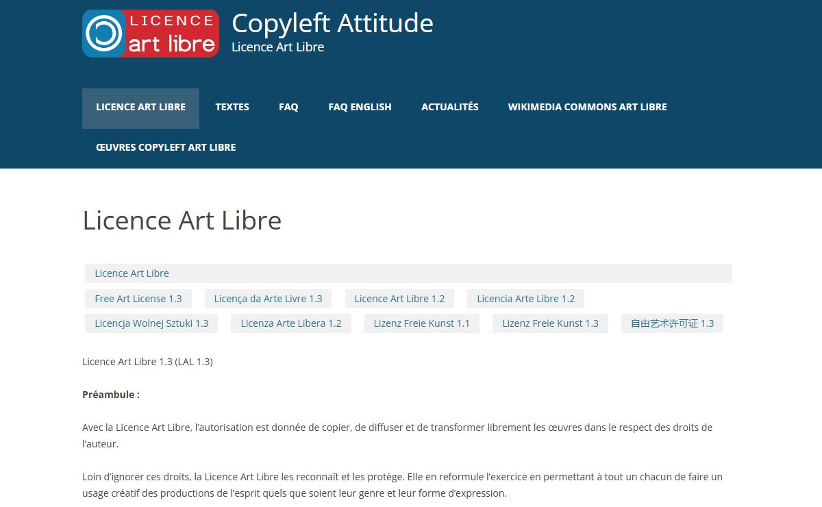 Copyleft Attitude | Licence Art Libre