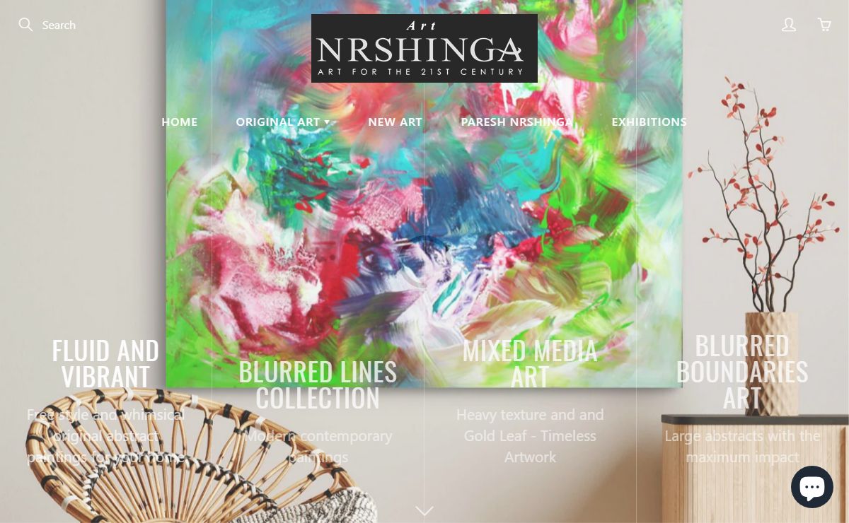 Abstract Art for Sale - Buy Large Abstract paintings and Modern Art – Paresh Nrshinga Abstract Art