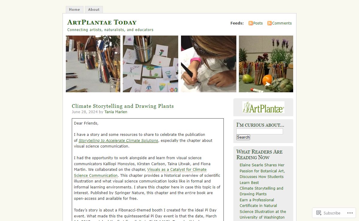 ArtPlantae Today | Connecting artists, naturalists, and educators