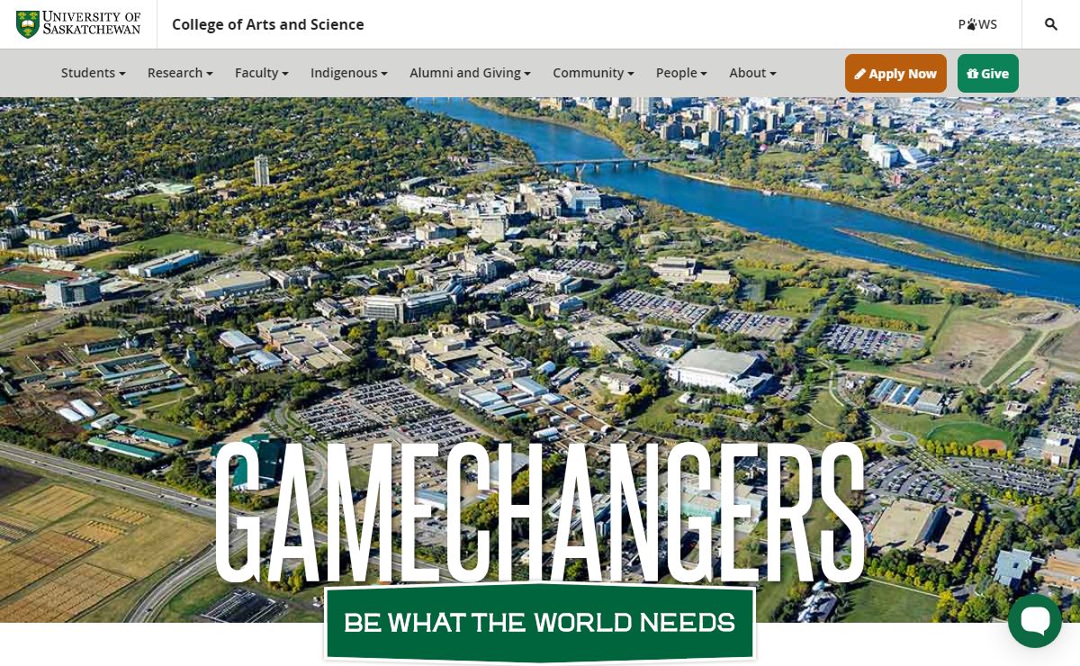 Home - College of Arts and Science | University of Saskatchewan