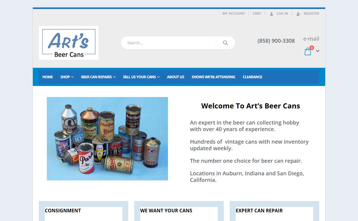 #1 resource to buy, sell, and research values of vintage beer cans