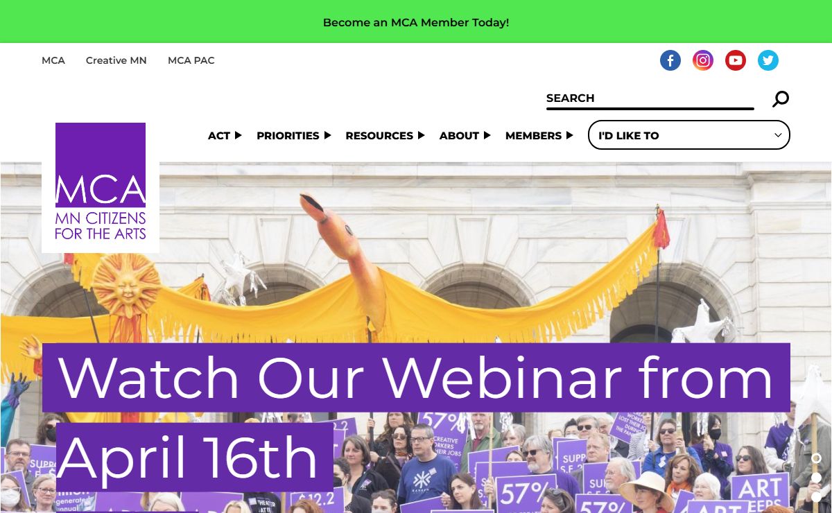 Minnesota Citizens for the Arts - Home Page