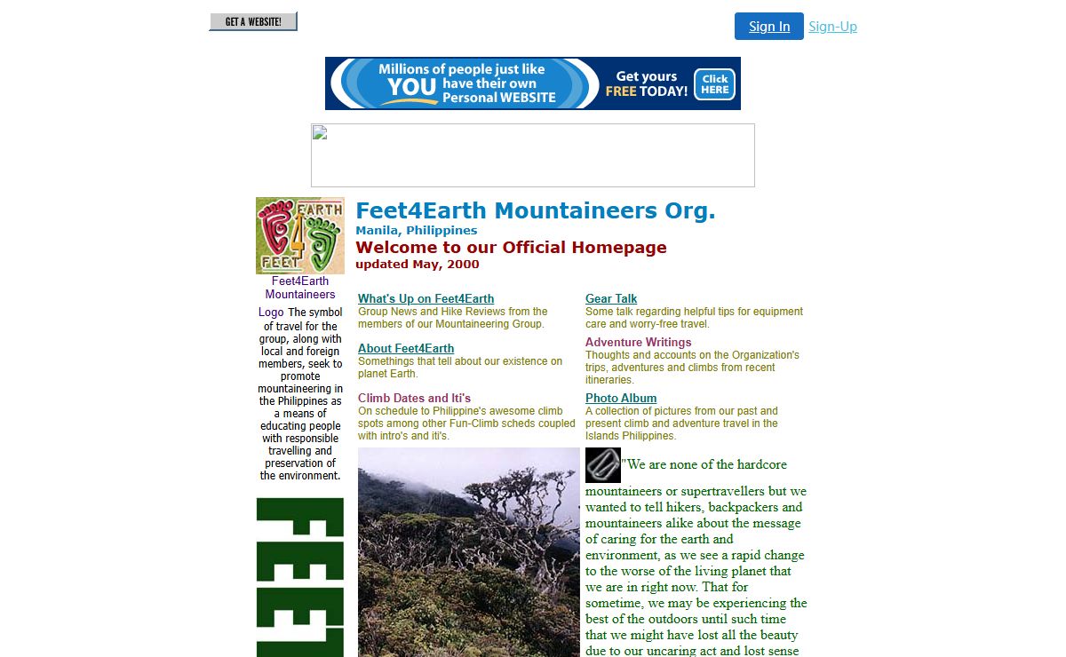 Welcome to FEET4EARTH Mountaineers Organization - Adventure Writings