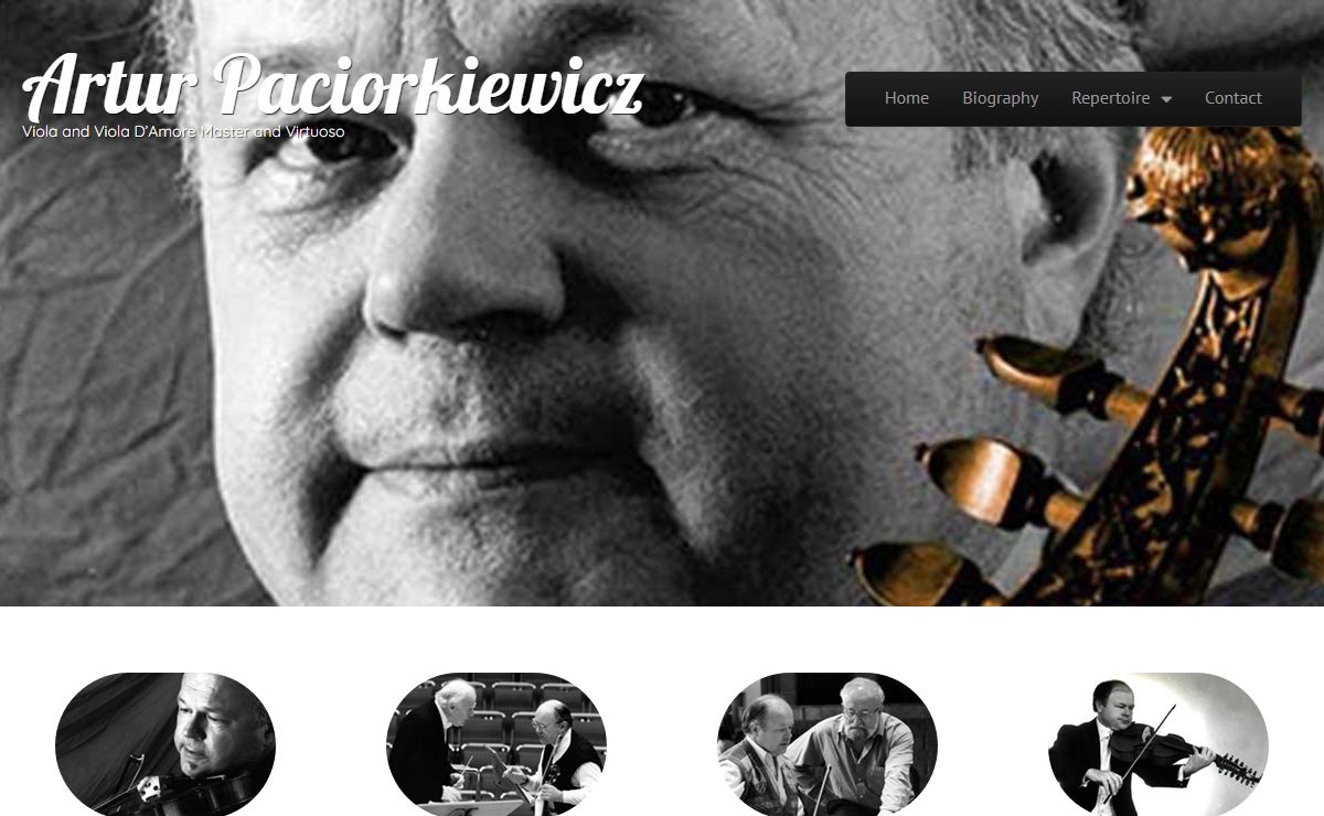Artur Paciorkiewicz – Viola and Viola D’Amore Master and Virtuoso