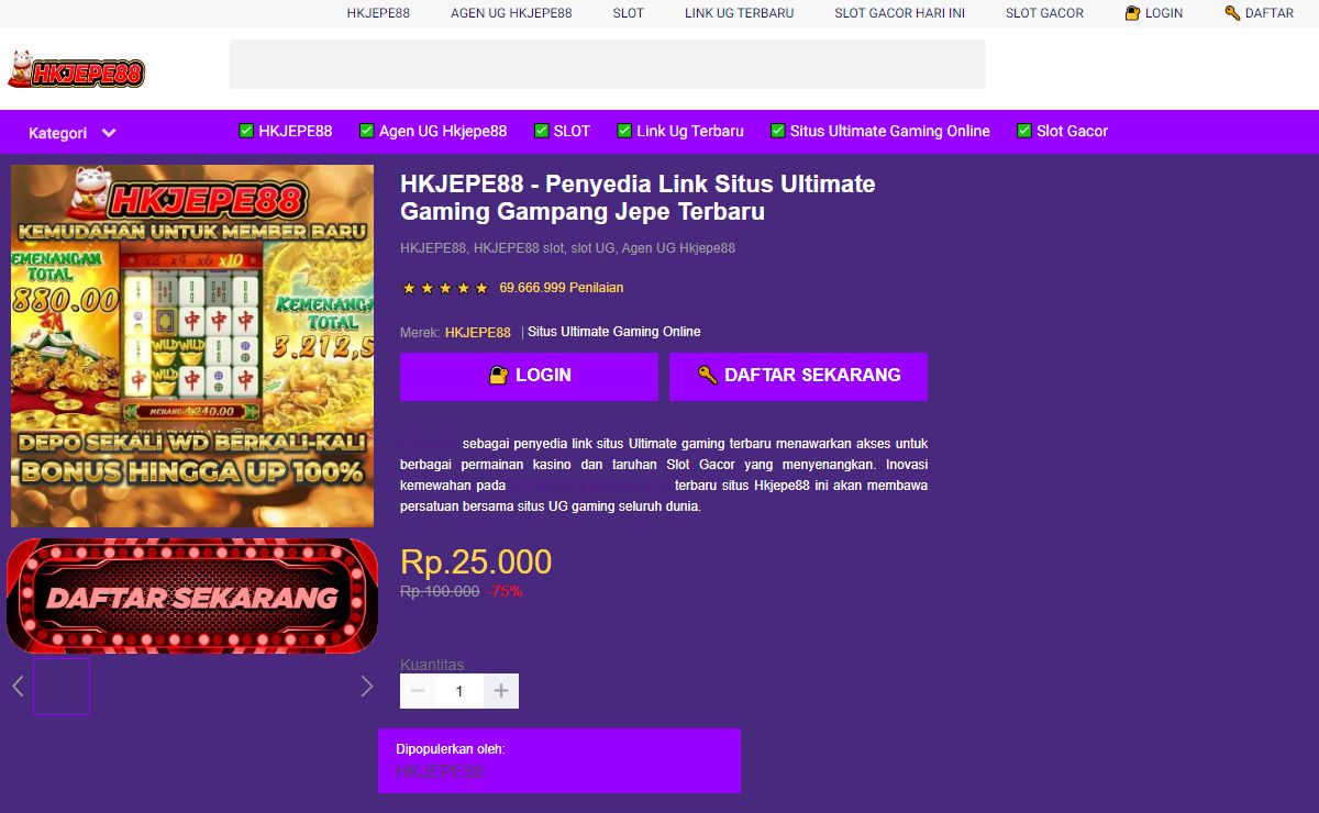 HKJEPE88 - Penyedia Link Situs Ultimate Gaming Gampang Jepe Terbaru